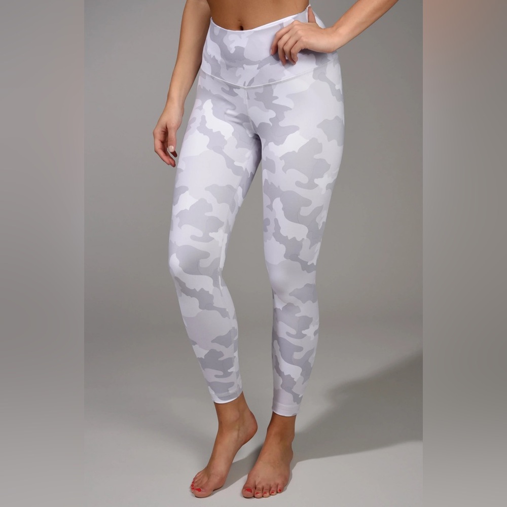 YOGALICIOUS "LUX" HIGH WAIST CAMO PRINTED 7/8 ANKLE LEGGING